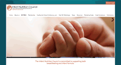 Desktop Screenshot of infantnutritioncouncil.com