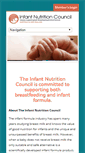 Mobile Screenshot of infantnutritioncouncil.com